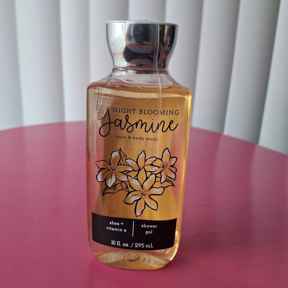 Bath & Body Works NIGHT BLOOMING JASMINE Shower Gel Wash 10 oz